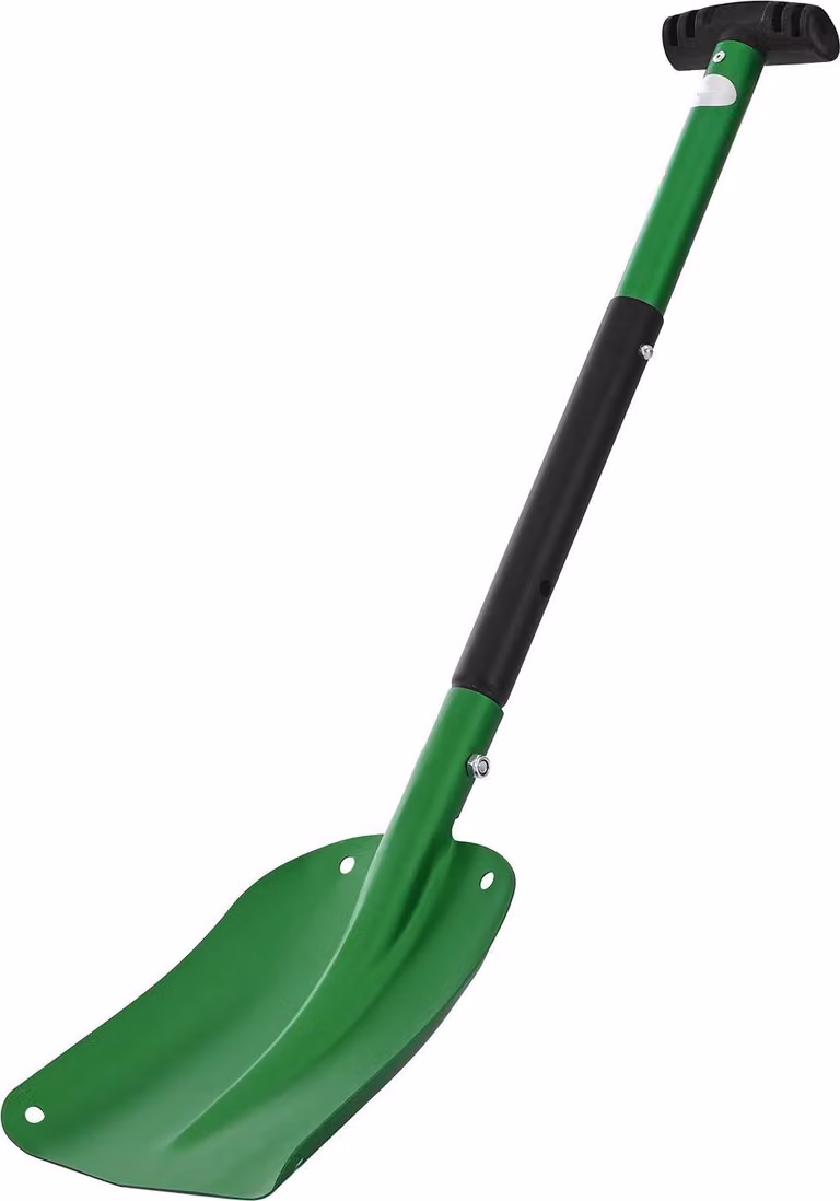 Pala da neve - Spaletta/spazzaneve - Lega di alluminio - Impugnatura a T - Leggera e robusta - Lama da 27 x 21,5 cm - Portatile per auto, giardino e campeggio