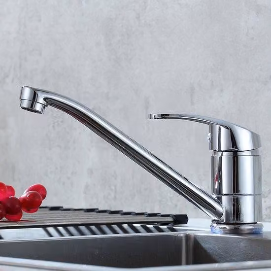 Rubinetto da cucina con rotazione a 360 gradi, rubinetto ad alta pressione, rubinetto per lavello, miscelatore monocomando con filtro dell'aria rimovibile