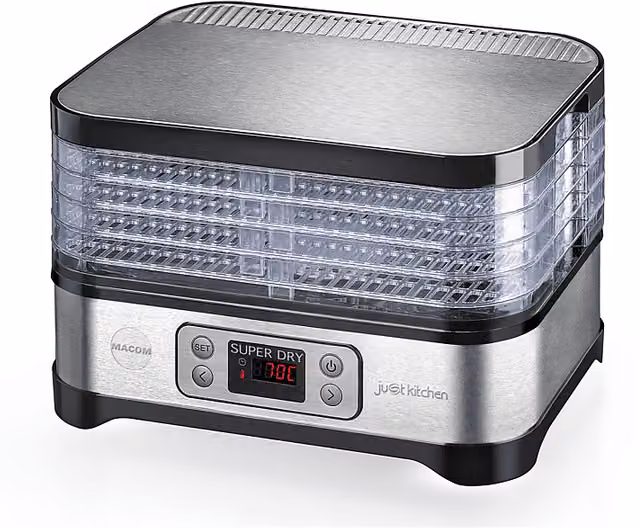 Essicatore MACOM SUPER DRY color argento con display digitale e timer