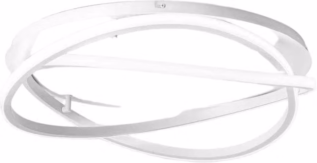 Lampada a Soffitto ATIA P/M Bianco in Alluminio LED 50W 2800lm 3000K Dimmerabile Taglio di Fase e Push - Gealuce