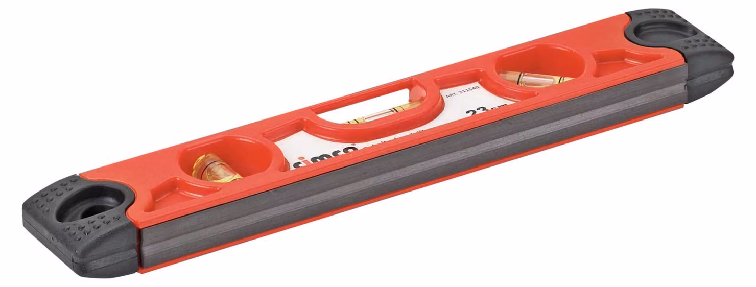Livella a bolla per armadi elettrici Cimco, forma a siluro, 1 pz.