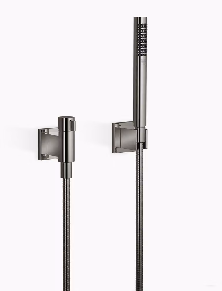 Garniture de douche Dornbracht avec rosaces individuelles, avec régulateur de débit, 27809985-19, 27809985-19
