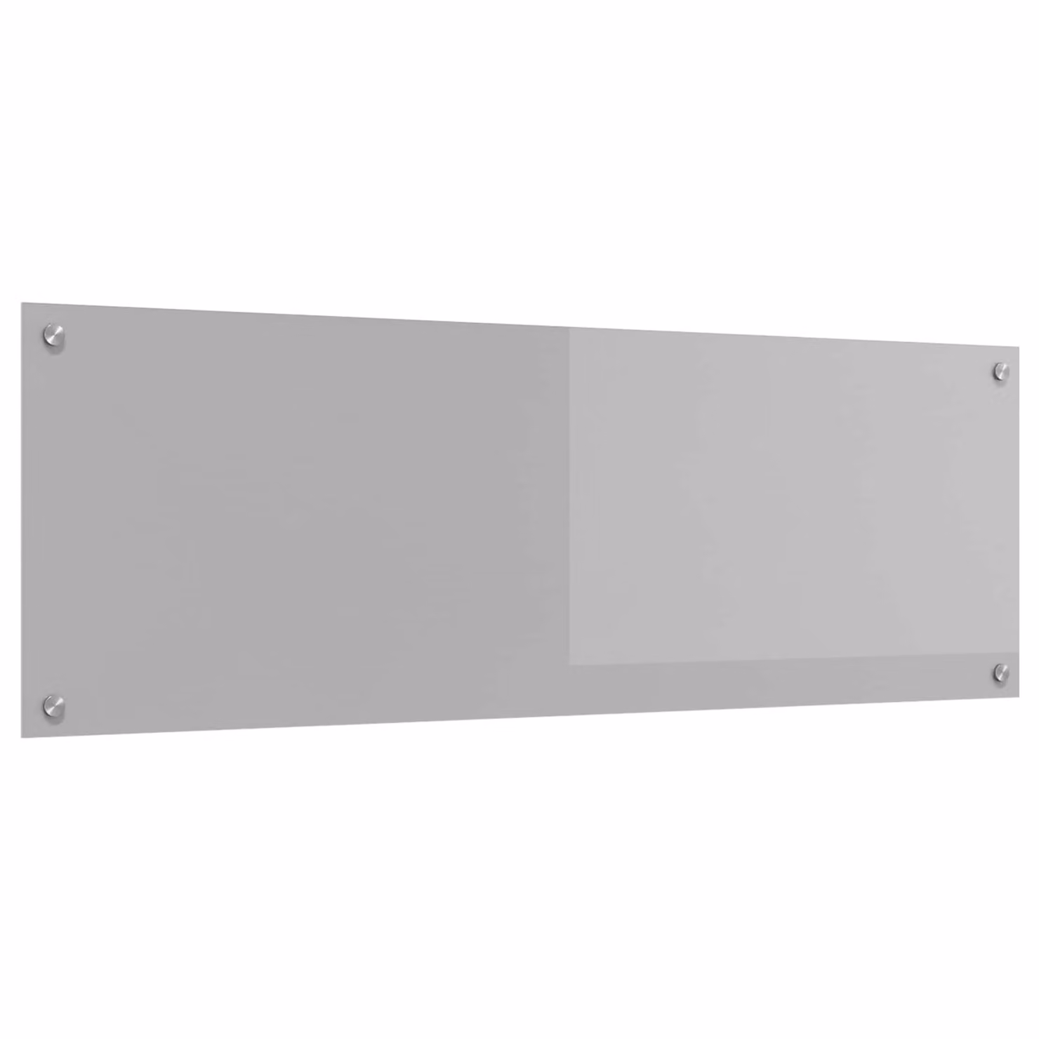 Schienale da cucina vidaXL in vetro temperato Grigio chiaro L: 120 cm, H: 40 cm, P: 40 cm
