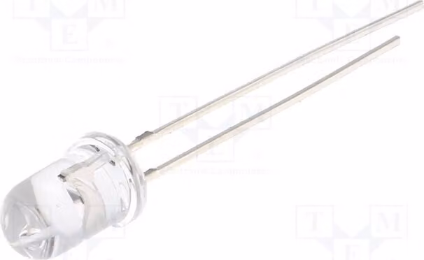 2 LED, 30°, 12÷20mA, giallo, OSY5RU5A31A-5V, diodi LED a montaggio traversa (THT), 5mm, 5mm, 5V, 1120÷1560 mcd
