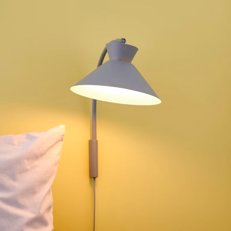 Nordlux Applique da parete Dial, Alluminio / Grigio / Zincato, Soggiorno / Sala da pranzo, Metallo, Scandinavo, Applique