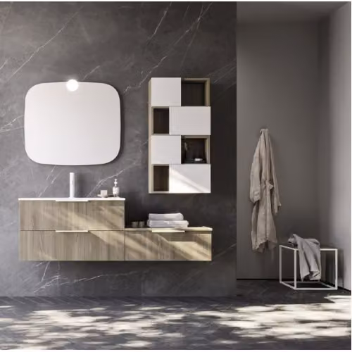 Composizione da bagno Home Plus 45 da 165cm ArBi Bathroom