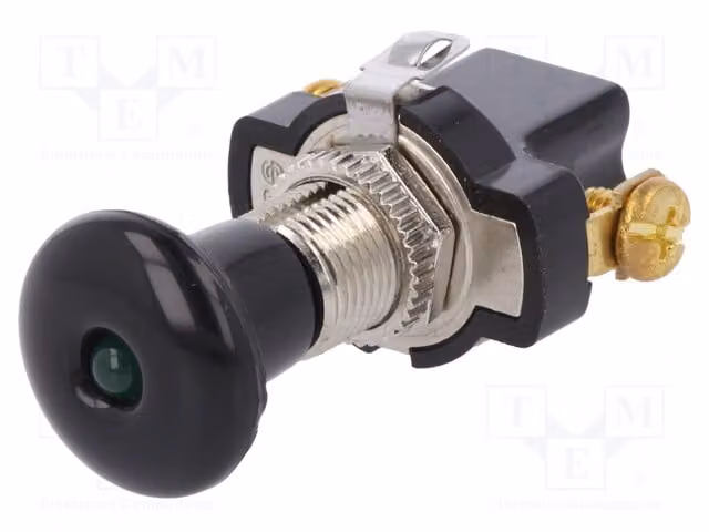 1x Interruttore estratto, posizione: 2, 10A/14VDC, modello A3-30L2, colore: nero