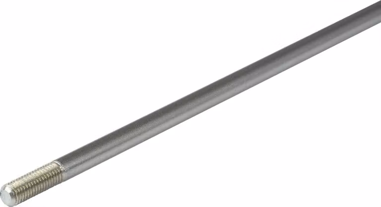 Bullone a cremagliera rotondo, 1300 mm, ø 10 mm, filettatura M 10, zincato