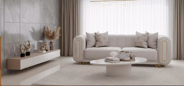 Elegante set di divani con tavolino abbinato per la tua casa