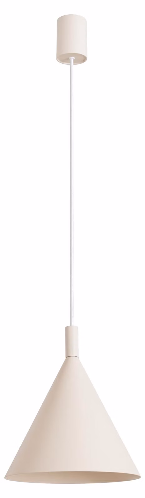 Lampada a sospensione NOX 25 beige 1xE27 15W in acciaio 140x24,5x24,5 cm Sollux Lighting