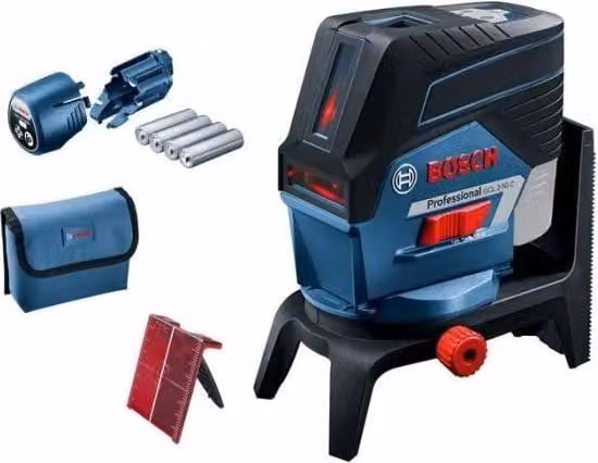 Laser lineare Bosch Professional GCL 2-50 C, Bluetooth, fino a 20 m, con RM2 (versione a pile)