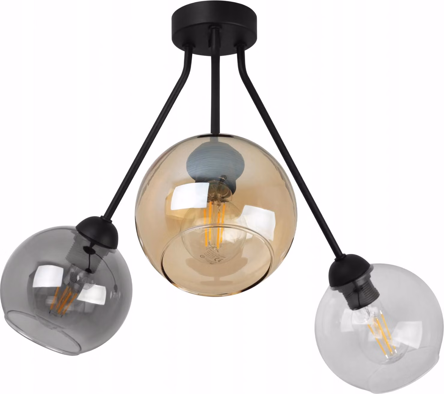 Lampada a sospensione moderna a LED - lampadario a soffitto con paralume Plafon per interni eleganti