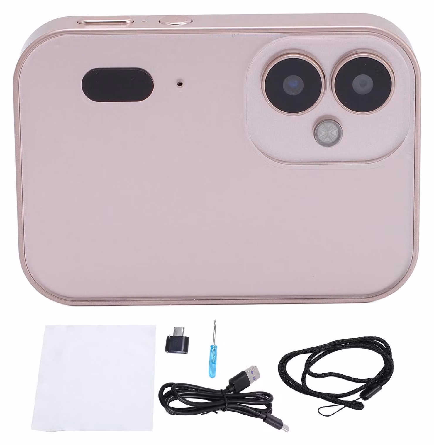 Fotocamera digitale 4K da 64 MP con touchscreen HD da 3 pollici; fotocamera compatta portatile per fotografia, video e musica