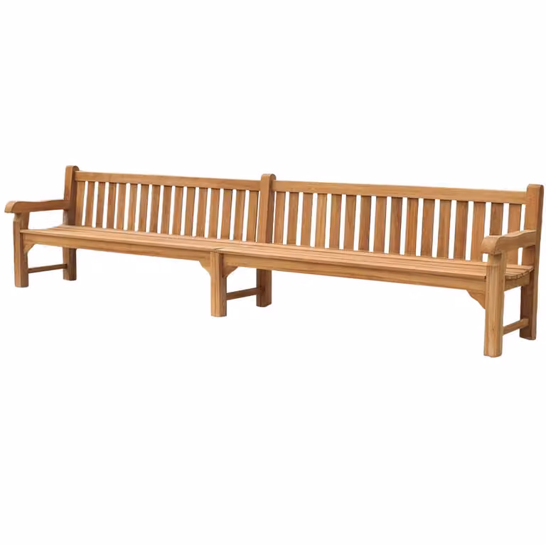 Gartenbank Teakholz Extra Stark Piceno 350cm Massivholz Wetterfest