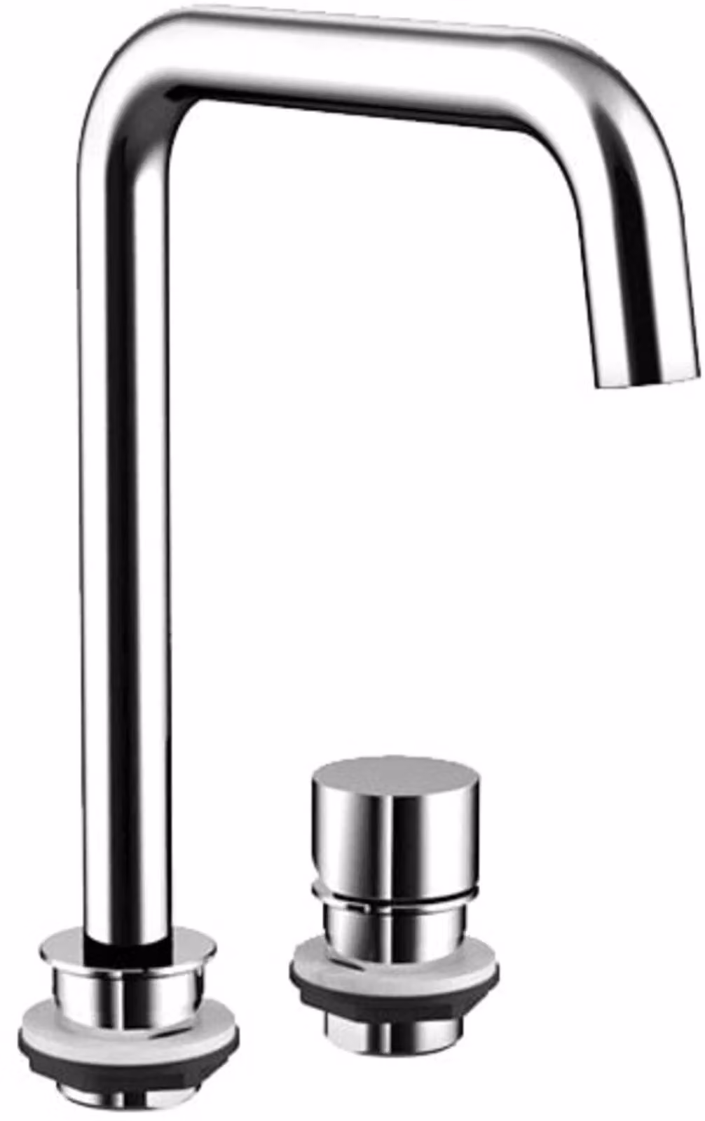 emco evo robinetterie de lavabo, 2 trous, portée 180mm, bonde non obturable, 958300100, 958300100
