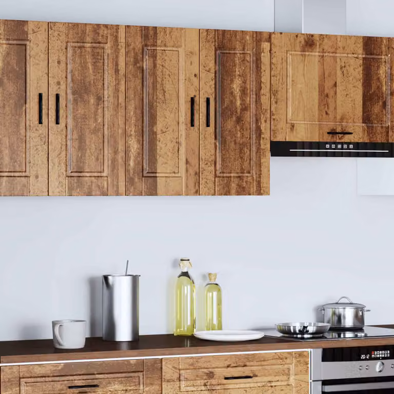 vidaXL Pensile da Cucina Porto Legno Vecchio in Legno Multistrato