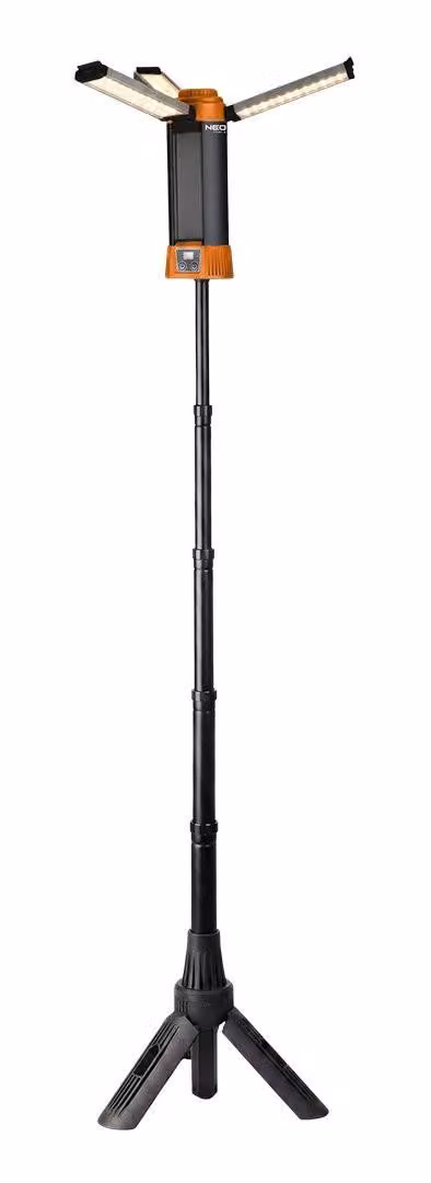 Torcia a batteria con treppiede, 3000 lumen, NEO-TOOLS, modello 99-137
