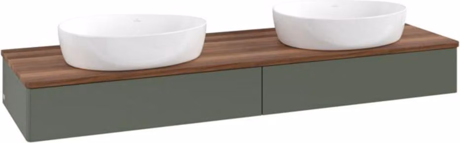 V&B Mobiletto senza struttura frontale Antao 160x50cm, WTP w. wal, anta gre. m Lac