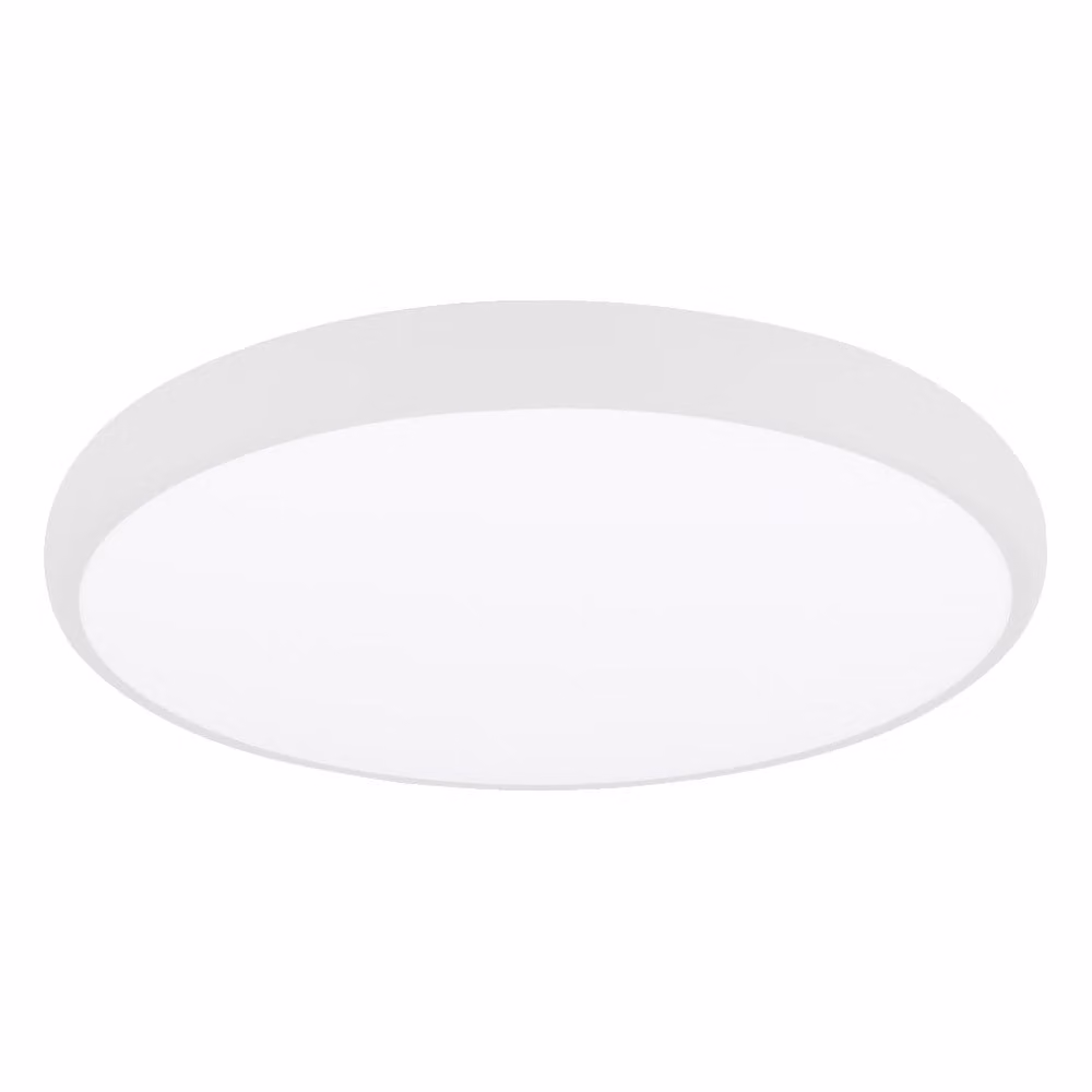 Plafoniera a LED PENDLA 100 W, 4000 K, bianca, Ø: 81 H: 9 cm, con dimmer a gradini