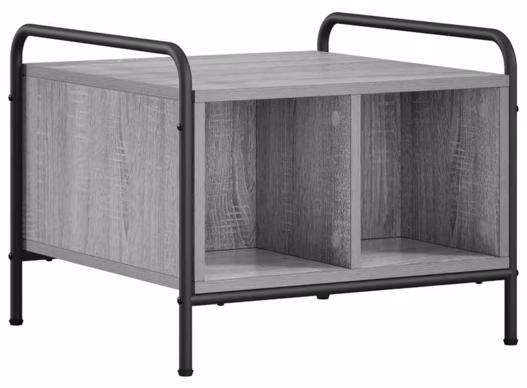 Tavolino Sonoma grigio, dimensioni 50 x 49 x 41 cm, realizzato in legno composito