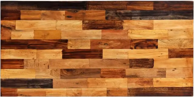 Tavolino da Bar in Legno Massello di Recupero 120x60x106cm 246289