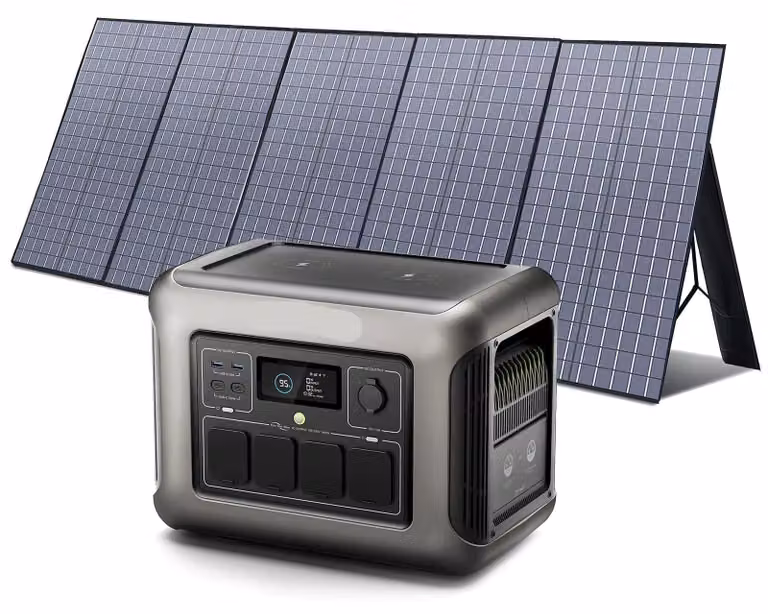 Centralina portatile di alimentazione – Batteria mobile – Generatore di emergenza – Stazione di energia solare – Capacità di 1152 Wh