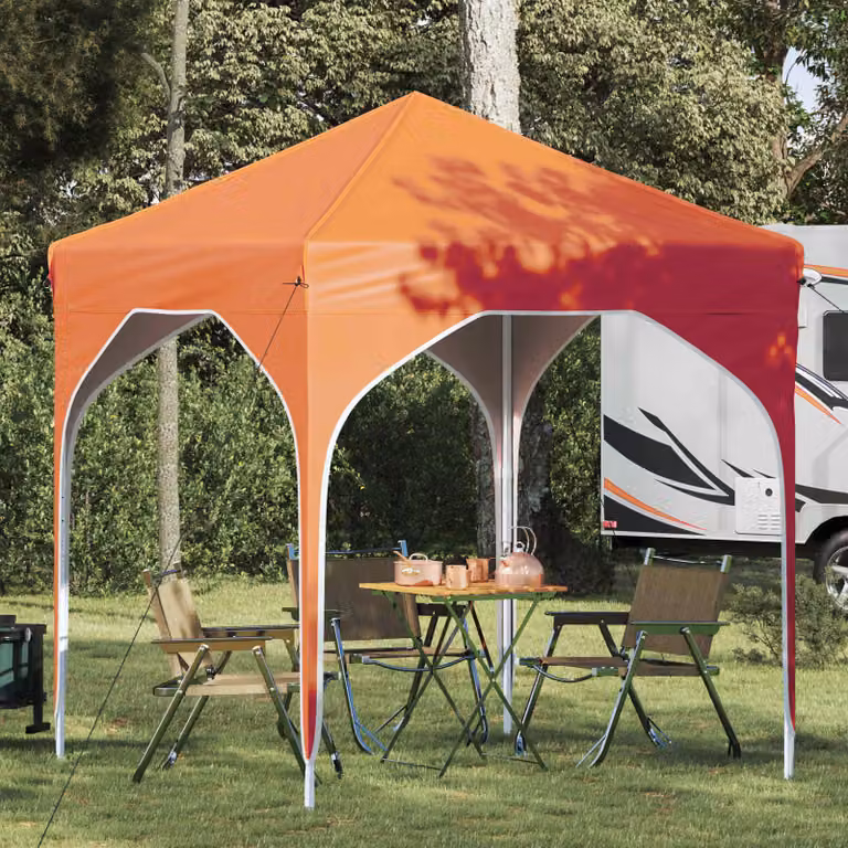 vidaXL Tenda per feste a pop-up arancione L/P/H: 194 x 194 x 245 cm