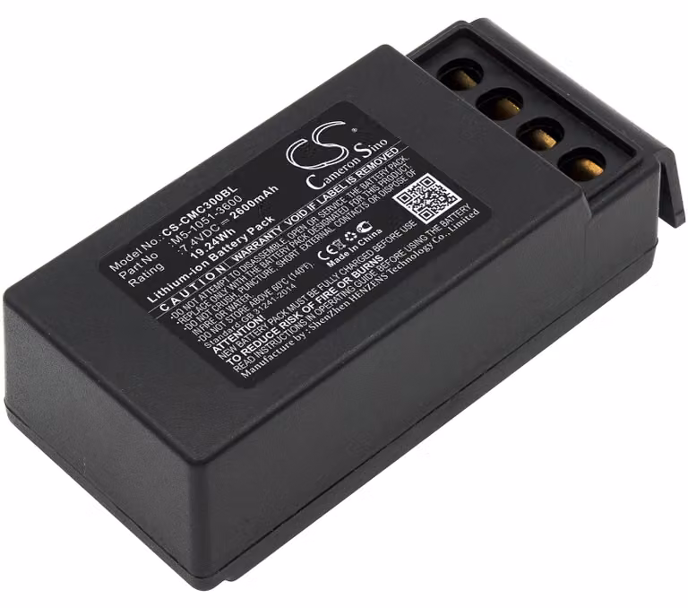 TECHTEK Batteria compatibile con [Cavotec] MC-3, MC-3000 sostituisce M5-1051-3600