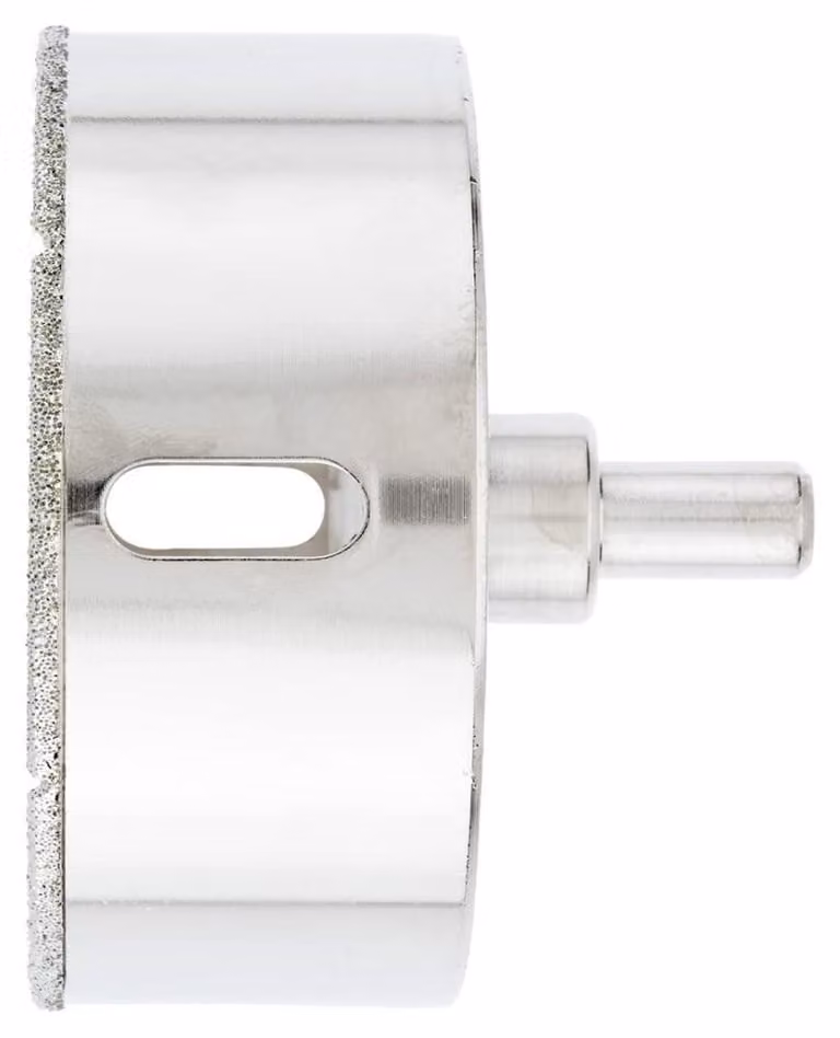 Punta diamantata GRAPHITE per piastrelle in gres 73 mm, profondità massima di foratura 30 mm