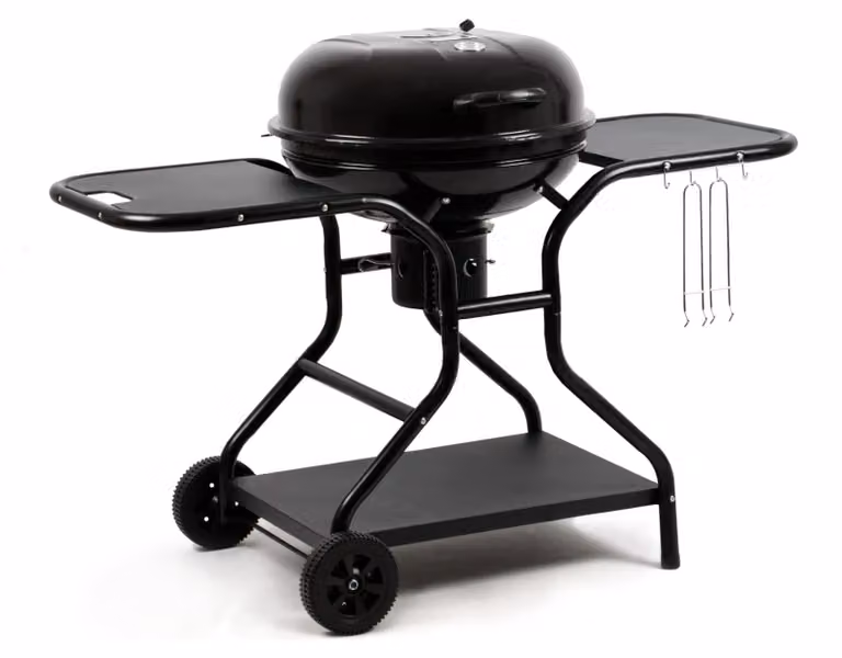 Barbecue a carbone a forma di sfera - Diametro 57 cm - Superficie di cottura: 16 kg - Realizzato in acciaio smaltato - Adatto per uso esterno