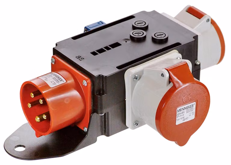 AS Schwabe 60525 MIXO-Adapter 400V "MOSEL" 32 A 1 CEE-Stecker 32 A, 5polig 400 V IP44 (60525)