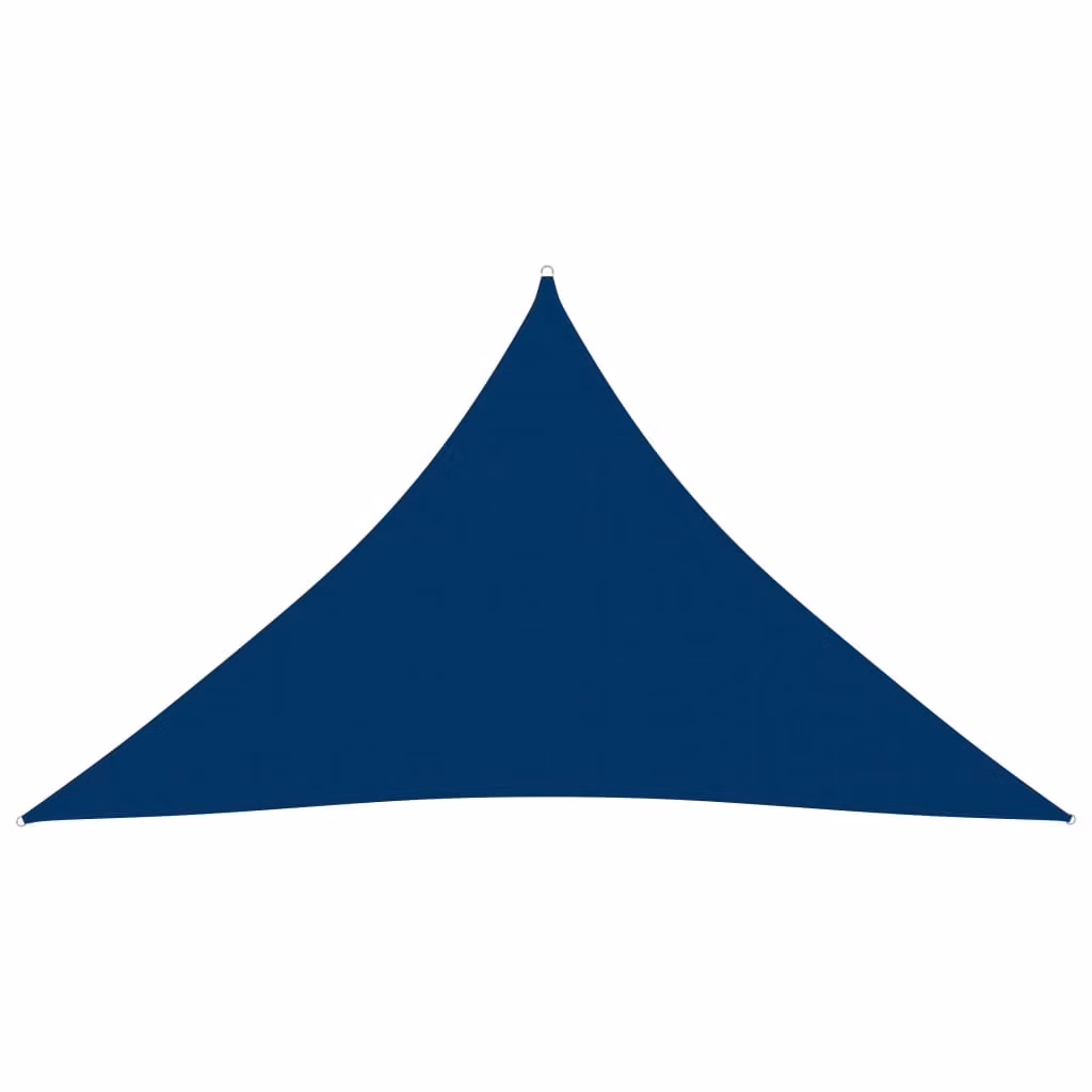 The Living Store Tenda da sole in tessuto Oxford triangolare 5x5x6 m Blu