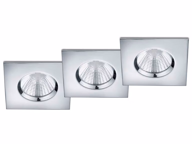 Lampada da soffitto per bagno ZAGROS argento Trio 650610306