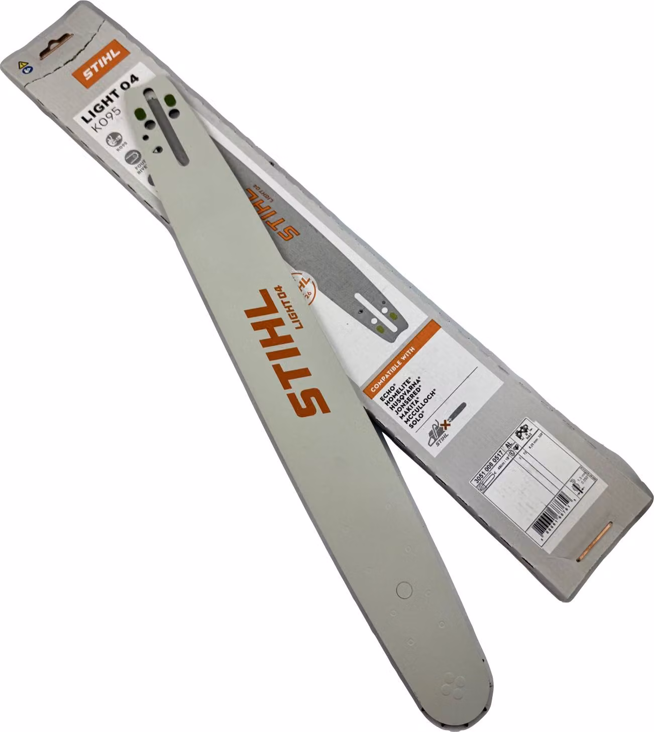 Barra di guida STIHL LIGHT 04 45cm 1,3mm, 0,325"P/7 K095 30510080517