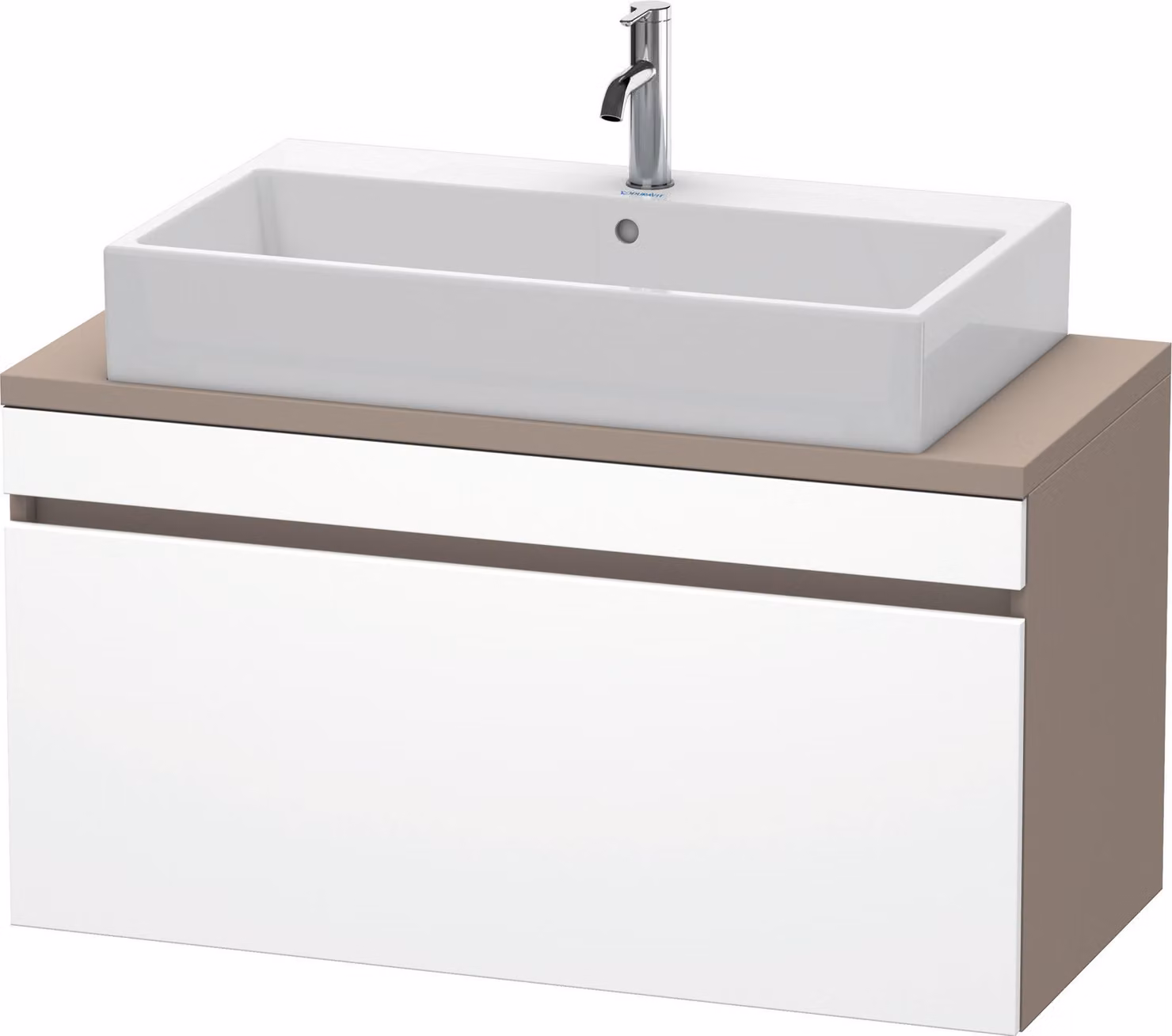 Duravit DuraStyle, meuble sous-lavabo pour console compacte, 1 tiroir, 1000mm, DS530401843, DS530401843