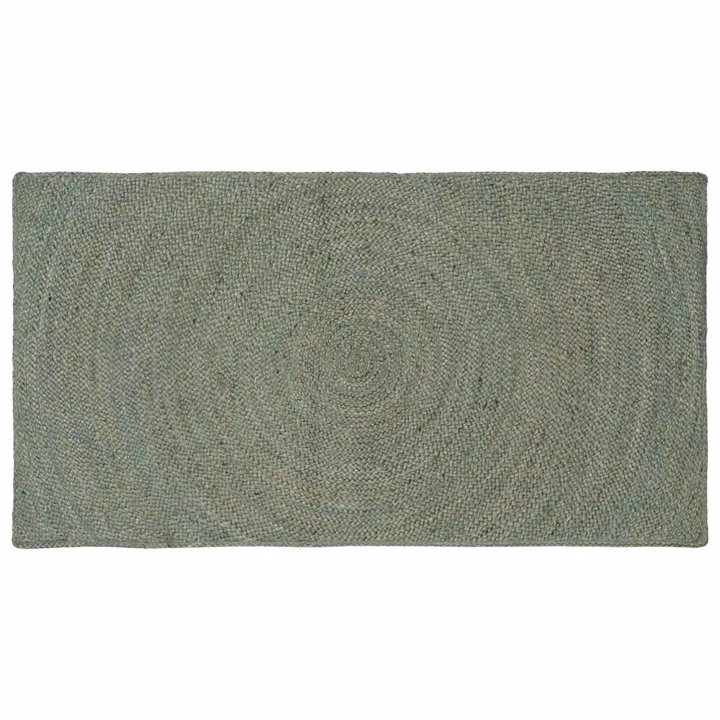 Tappeto in juta vidaXL verde oliva, rettangolare e moderno, L 60 cm x P 110 cm