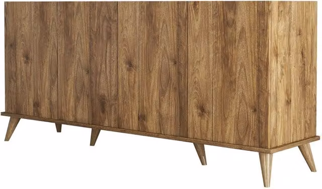 Credenza in legno "Elegante" - 180 x 45 x 80 cm - Marrone