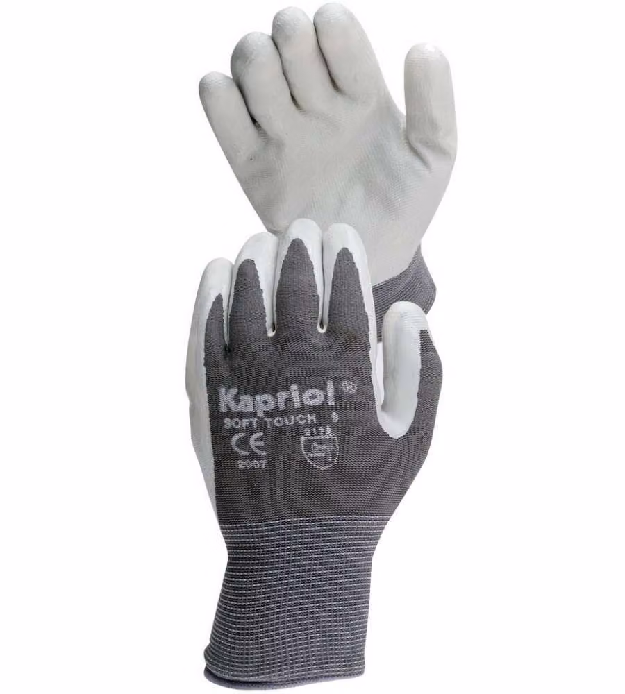 Kapriol Guanti Thin Touch Grigio Taglia 9 - Ottimo Grip e Protezione