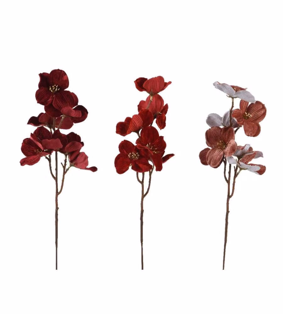 Decoris Fiori Artificiali - Decorazione Natalizia - 60 cm