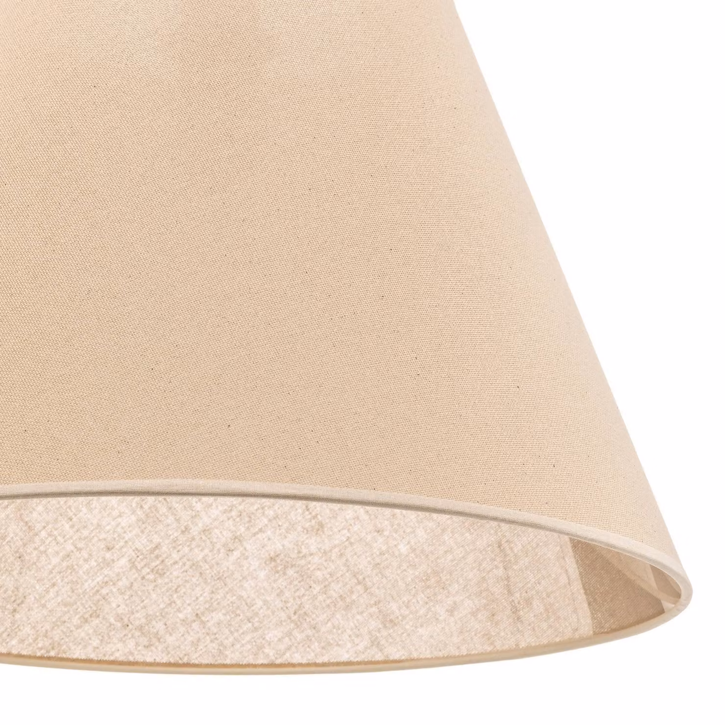Paralume Anna per lampade a sospensione, beige Duolla, Tessuto / Stoffa / Seta