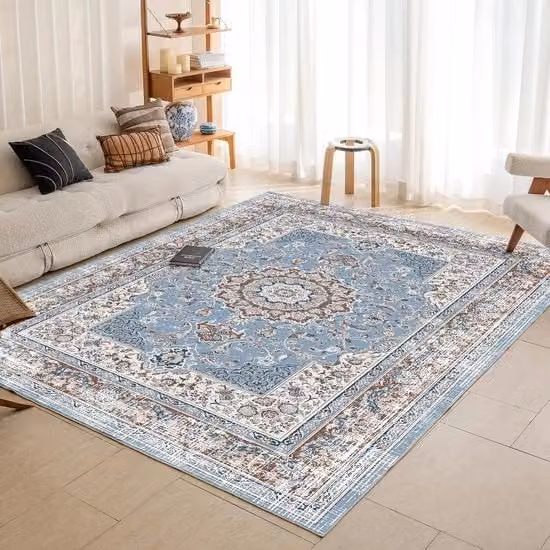 Tappeto stile bohemien grande 200 x 290 cm per soggiorno e camera da letto