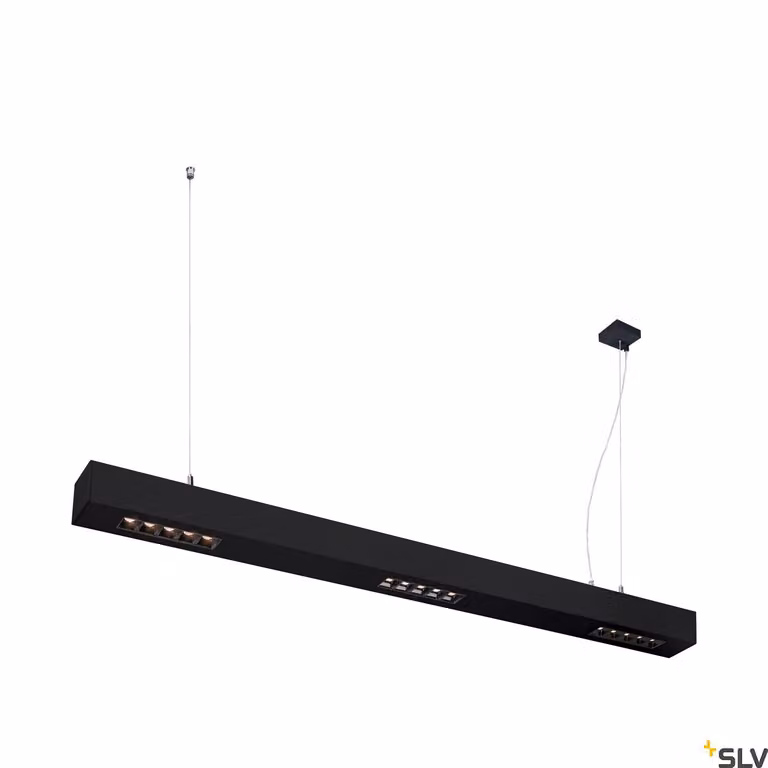 Q-LINE PD, lampada a sospensione LED per interni, 1 m, BAP, nero, 3000K