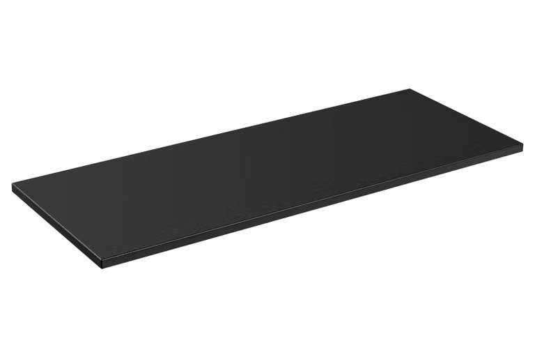 Piano Lavabo Nero Da 120 Cm Per Lavabo Moderno Opaco