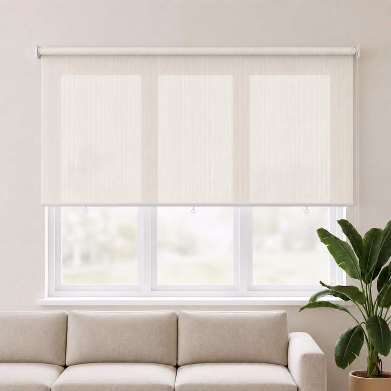 vidaXL Tenda a Rullo per Esterni 125(L)x140(A) cm color crema