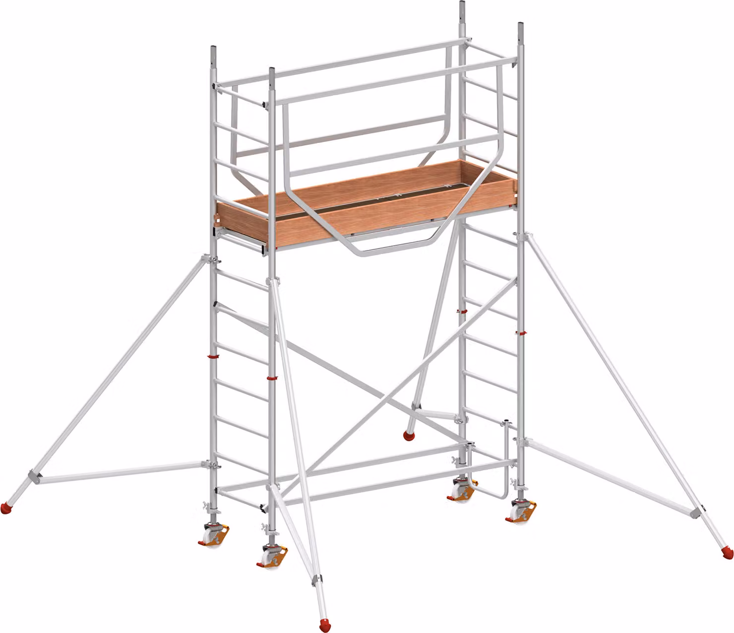Ponteggio mobile Hymer ADVANCED SAFE-T Modulo 1+Kit+Braccio Lunghezza piattaforma 2,08 m