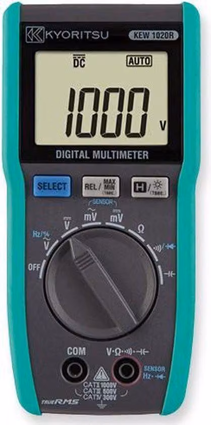 Multimetro digitale TRMS 1000 V CA/CC, 200 A CA