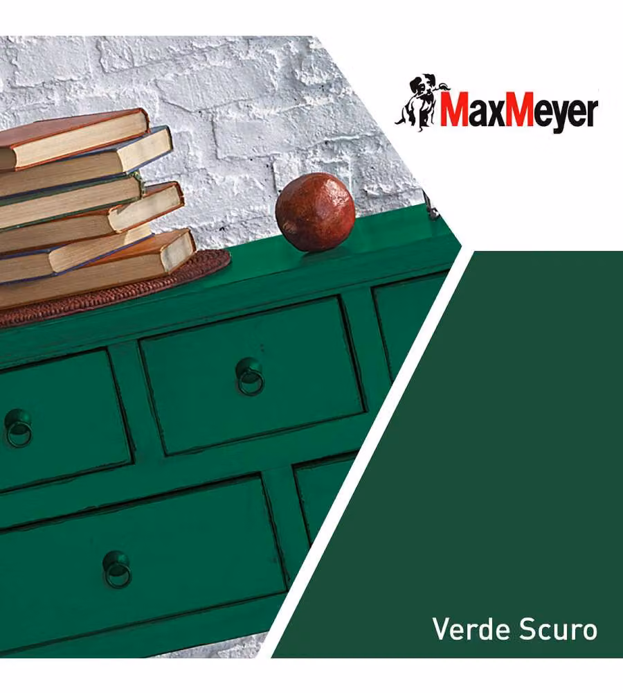 MaxMeyer Smalto Opaco all'acqua Poliuretanico Verde Scuro 0,125 l