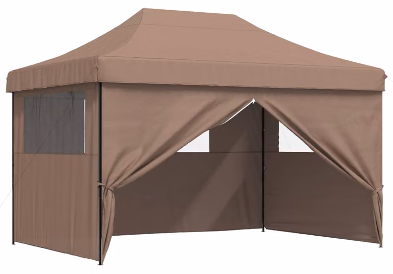 Tenda Party Marrone 279 x 410 x 315 cm Tessuto Oxford