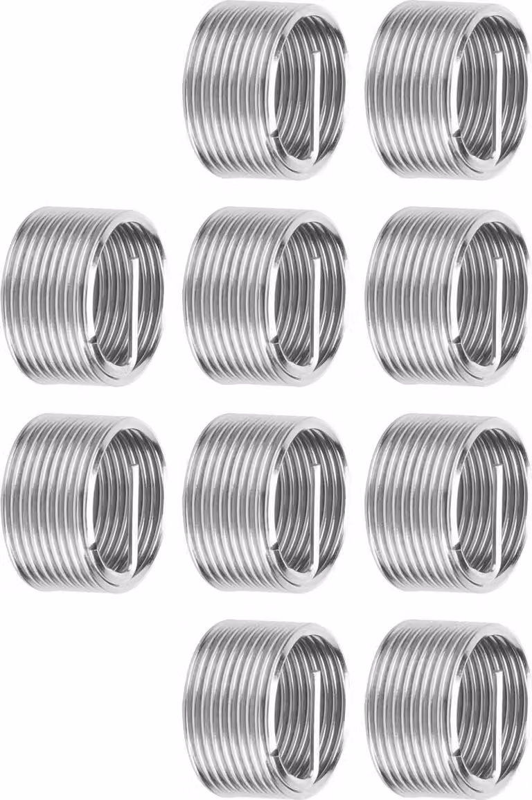 10 boccole filettate con inserto, utensile di espansione a filettatura avvolta M18x1,5x1D