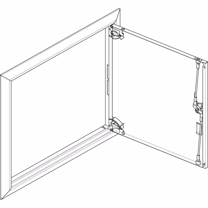 Cornice ABN + porta cieca 2x3 per quadro di distribuzione da incasso, a 2 file GBRU23T